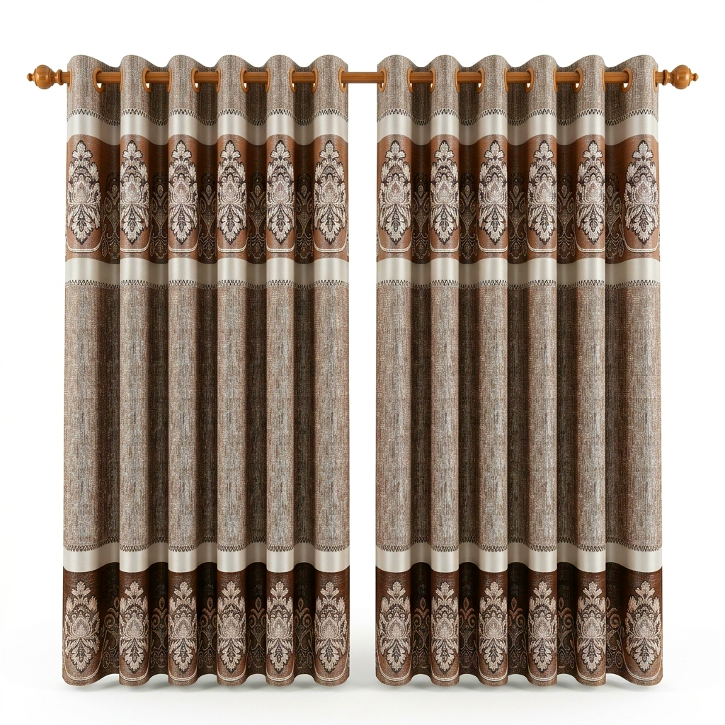 3 Step Ethnic Style Curtain