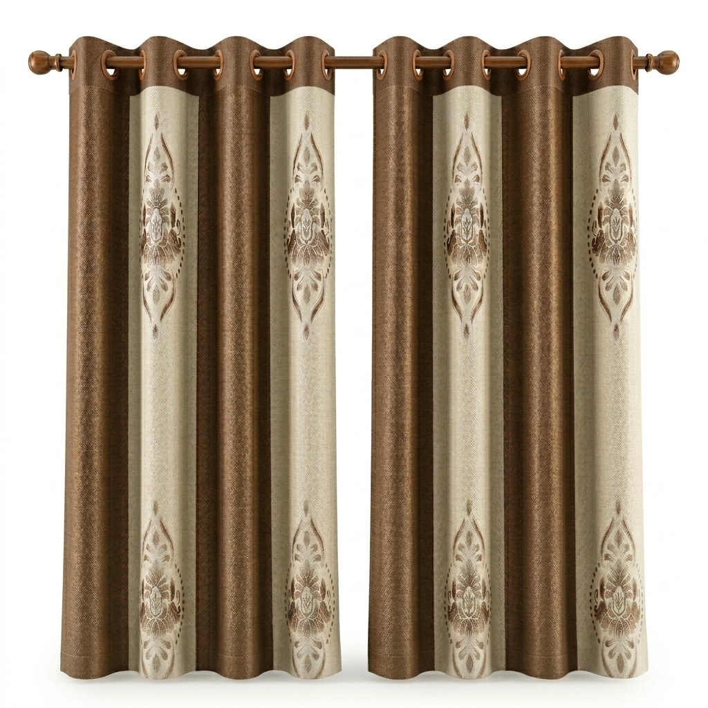 Double Toned Beautiful Thermal Curtain