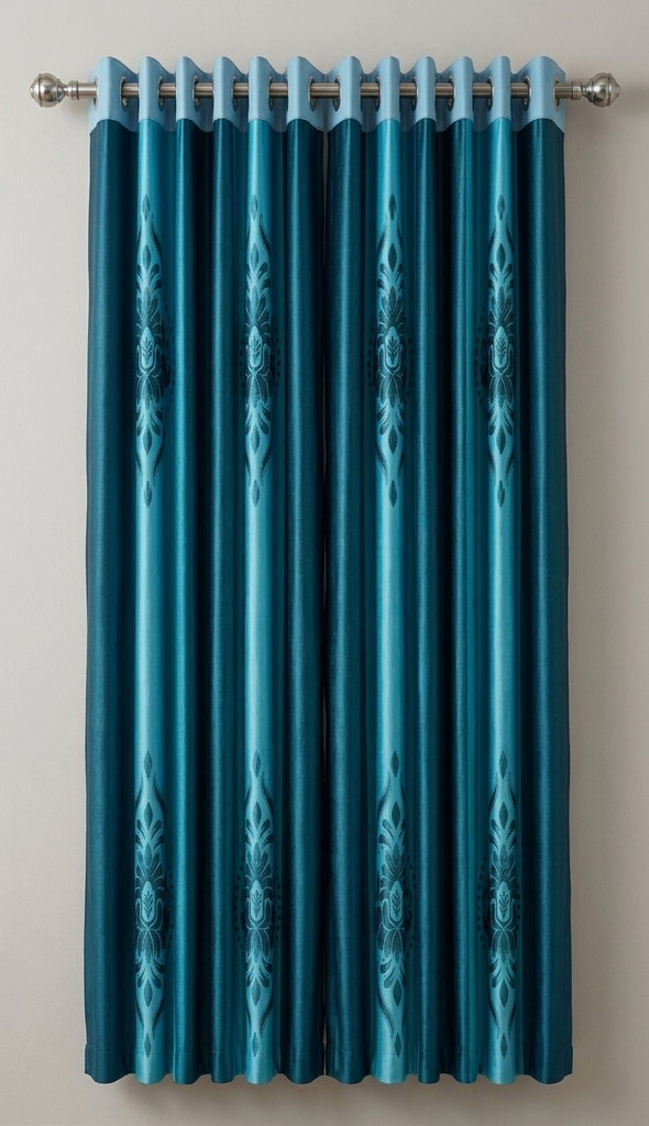 Thermal Double Toned Deep Premium Curtain