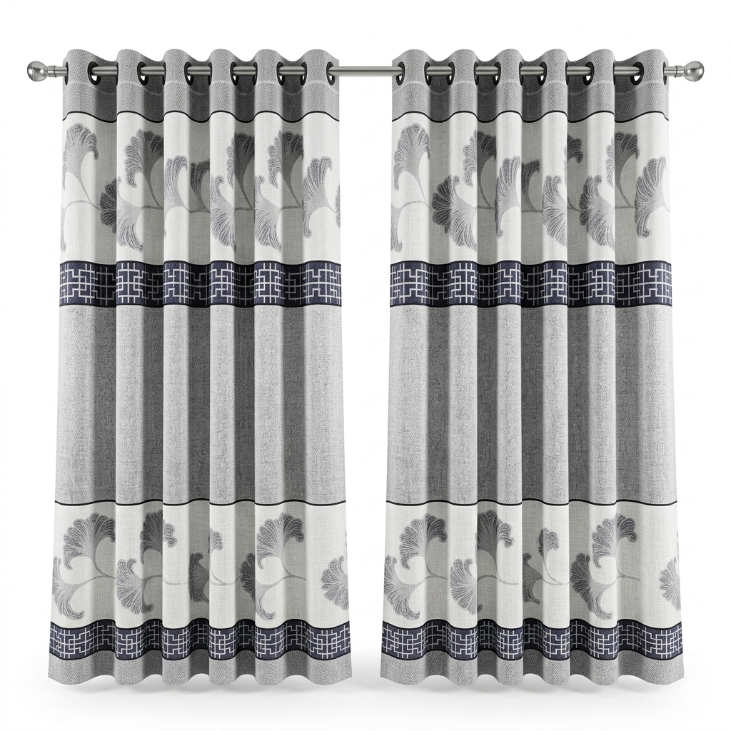 Orchid Floral Curtain