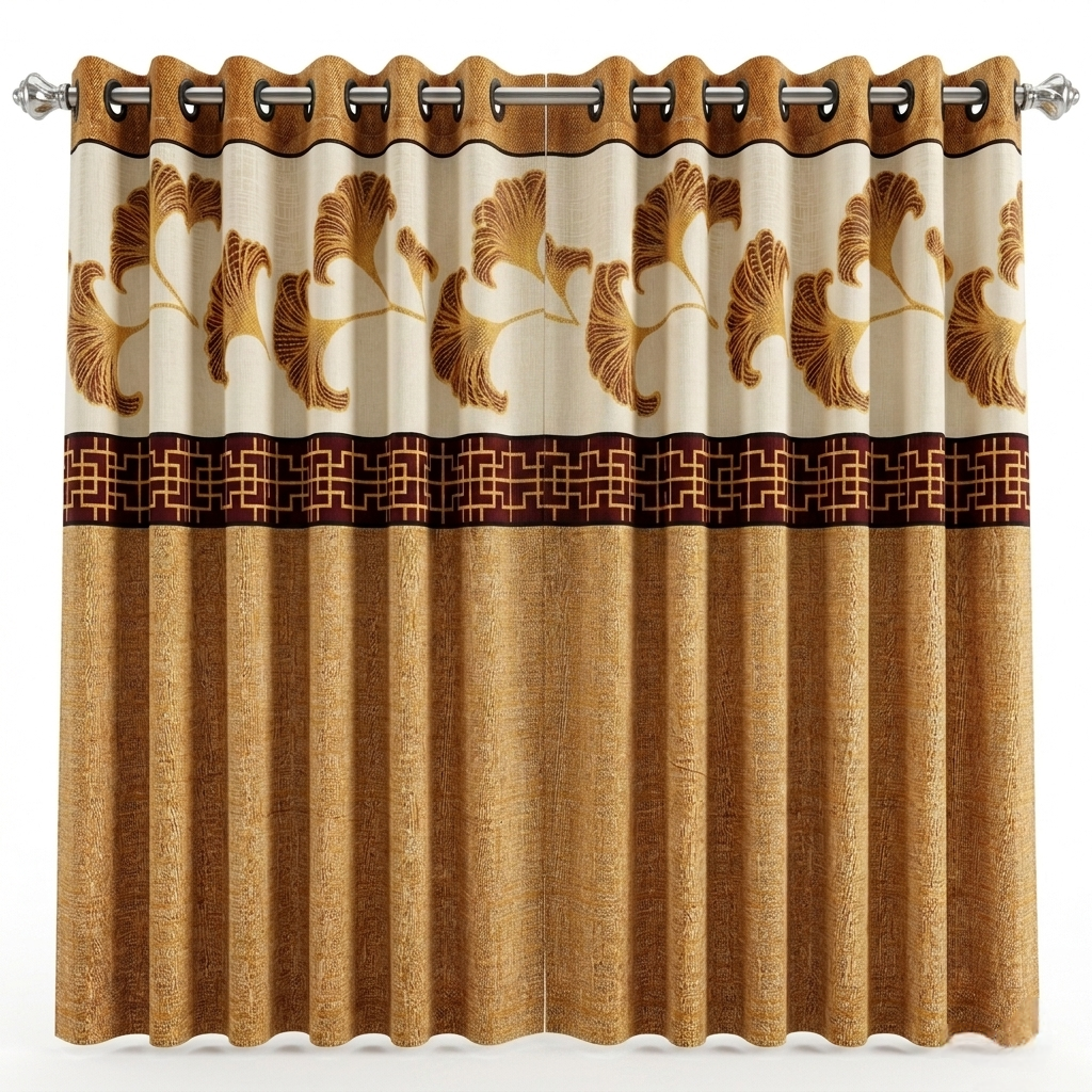 Foxtail Double Toned Curtain